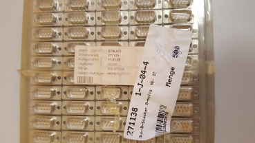 9 Polige Sub-D Einbaubuchse