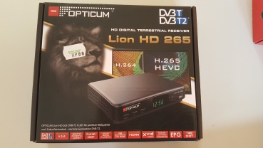 DVBT-T2 mit PVR-Opticum 7882