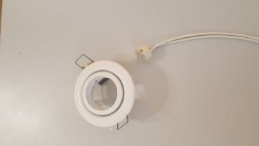 Deckeneinbau schwenkbar Weiss ,f�r 12 Volt leuchtmittel GU 4
